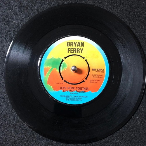 Bryan Ferry Let's Stick Together vinyl used, rock
