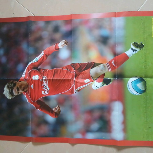 Collectible poster Beyoncé / Fernando Torres like new, size 40x55 cm