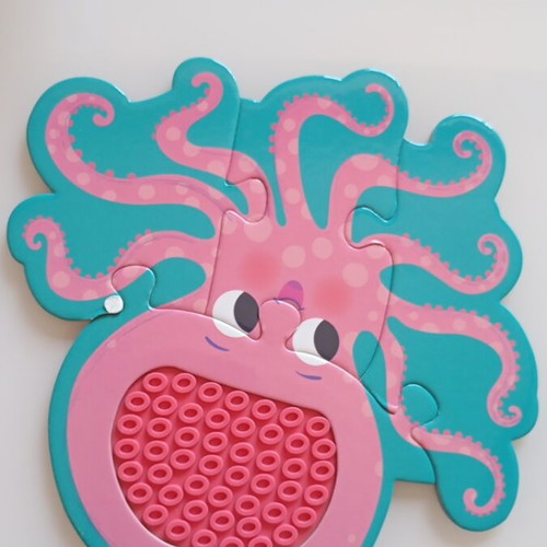 Ocean Touch and Learn Puzzle Set with 5 Puzzles and Booklet