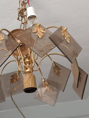 Ceiling light used with single bulb, 1970s