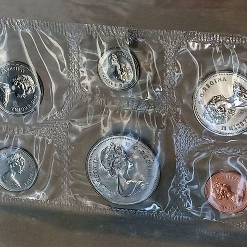 Set of 6 Royal Canadian Mint 1979 coins new