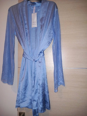 Robe with lace by Hunkemöller new, blue, sizes M/L and XL/2XL