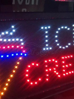 ΦΩΤΕΙΝΗ ΠΙΝΑΚΙΔΑ LED ice cream 50χ25εκ.