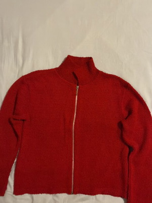 New Look red cardigan, size S