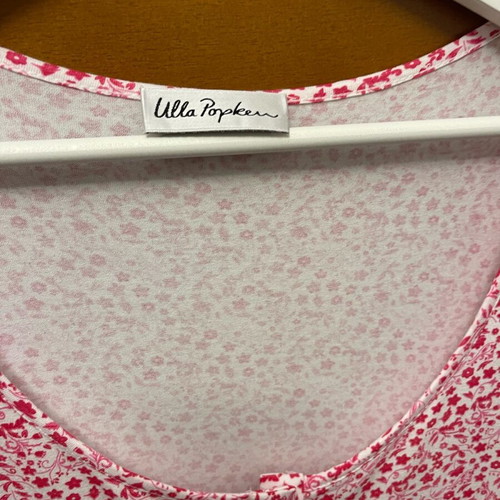 Ulla Popken blouse large size, like new, white pink