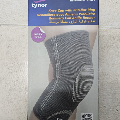 Tynor elastic knee brace like new, with hinges, size large