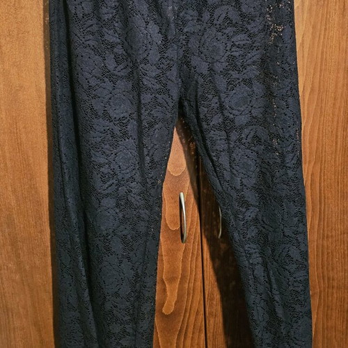 Lace pants like new, black, for beach