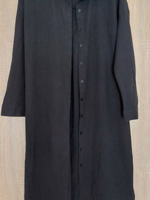 Shein dress size M like new, black, 100% cotton maxi 120 cm