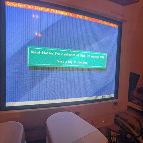Sound Blaster Pro 2.0 CT1600 used 16-bit ISA sound card for DOS