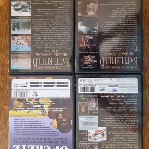 The War File 4 DVD Battlefield Series documentary historical series