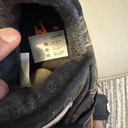 Nike and Carhartt collaboration sneakers dead stock, size 44