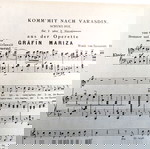  Οπερέττα: Grafin Mariza. Komm' mit nach varasdin. Μουσική: E. Kalman (Moderne, δεκ. 1920 / ελλ. έκδ)