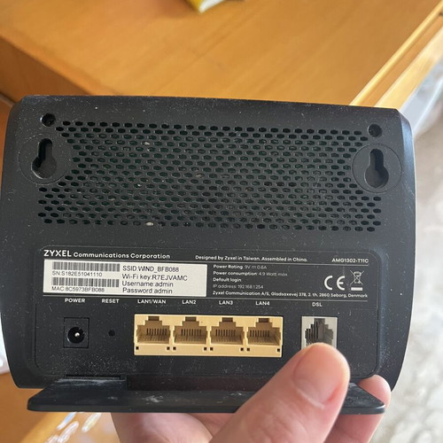 Zyxel VMG3925-B10B Dual-Band VDSL2/ADSL2+ Modem Router