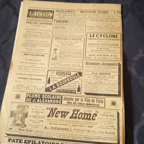 Le Journal de la Jeunesse French magazine 1893 used
