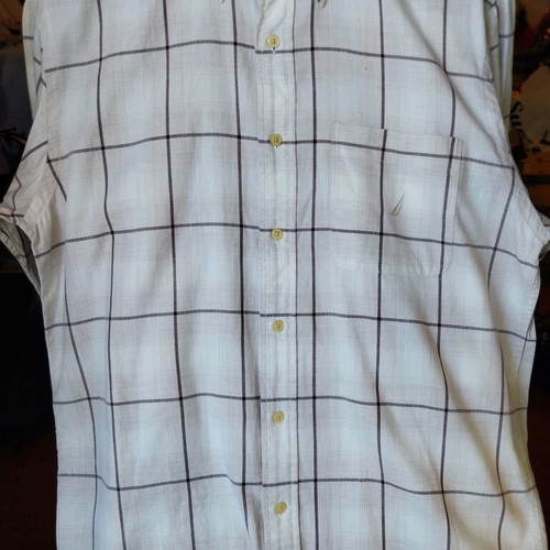 Nautica men's checkered shirt size M