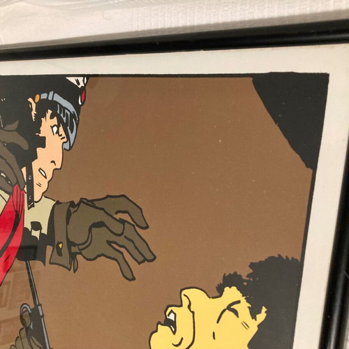 Hugo Pratt Corto Maltese 2 vintage silkscreen prints, 1990