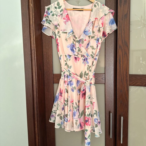 Lauren Ralph Lauren Mini Dress with Waist Belt like new