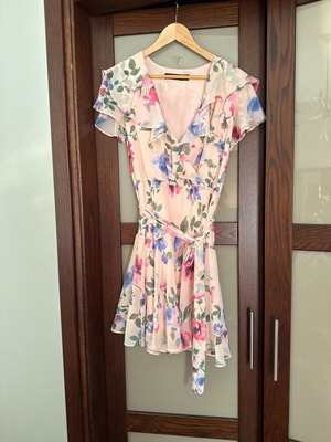 Lauren Ralph Lauren Mini Dress with Waist Belt like new
