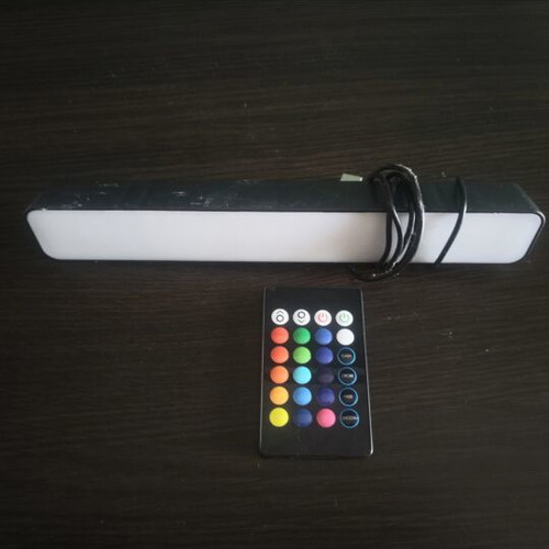Led RGB light bars with controllers, like new, set of 2
