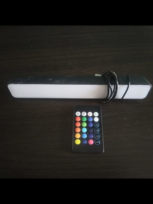 Led RGB light bars with controllers, like new, set of 2