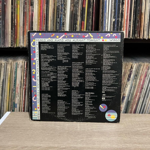 Venus and Mars record used, rock - pop