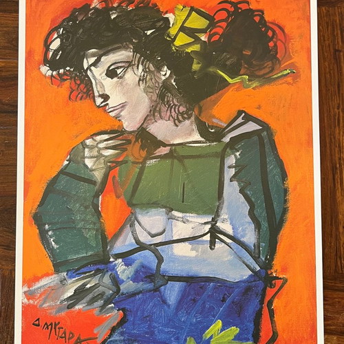 Dimitris Mytaras poster new, silk screen print 50x70 cm