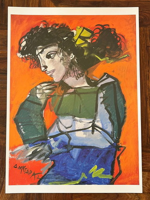 Dimitris Mytaras poster new, silk screen print 50x70 cm