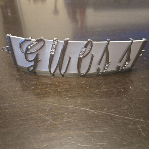 Guess bracelet like new, white color