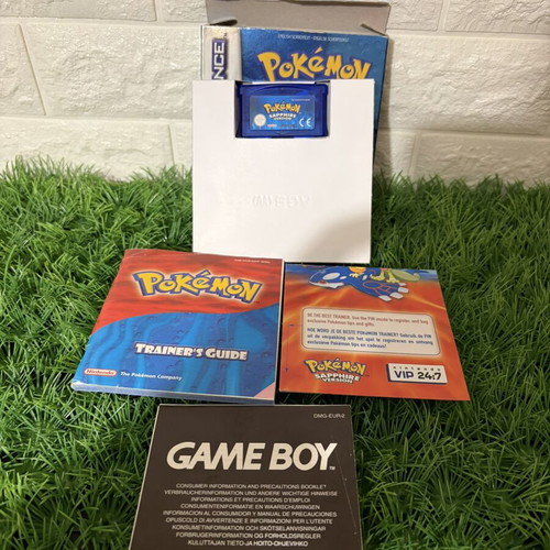 Pokemon Sapphire Version Game Boy Advance used with manual