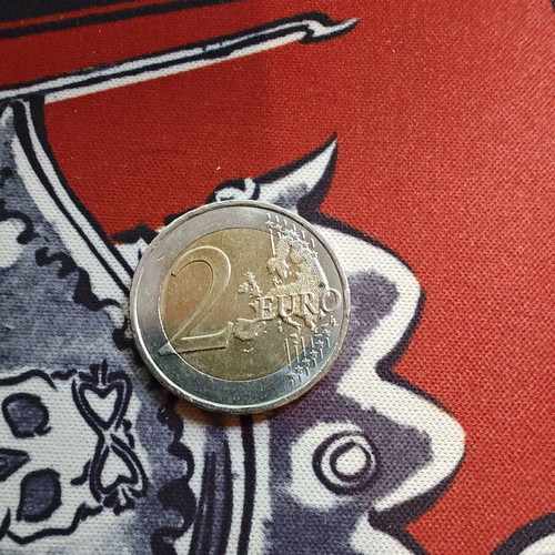 2 Euro Coin 150th Anniversary Birth of Konstantinos Karatheodoris like new