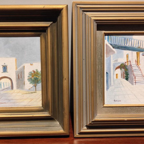 Simeon paintings used with island theme