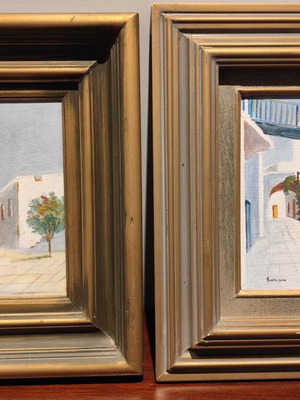 Simeon paintings used with island theme