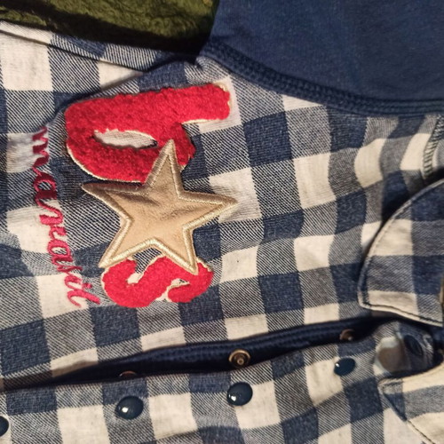 Marasil baby boy romper 3 months used with gift shorts 6 months