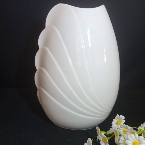 Seltmann Weiden Helena vintage porcelain vase, Art Deco style