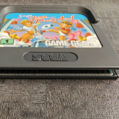 Sega Game Pack 4 in 1 Game Gear cartridge