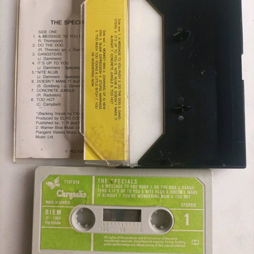 The Specials Specials cassette tape used in very good condition