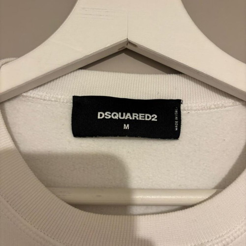 Dsquared2 iconic unisex sweatshirt like new, white, size M