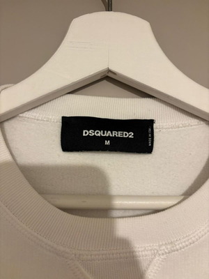 Dsquared2 iconic unisex sweatshirt like new, white, size M