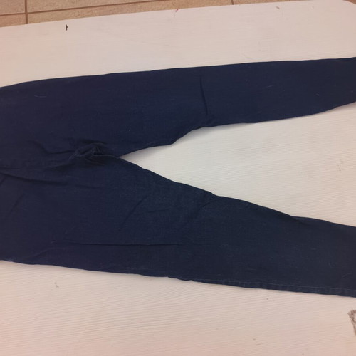 Zara Basic dark blue jeans with buttons used, slim fit