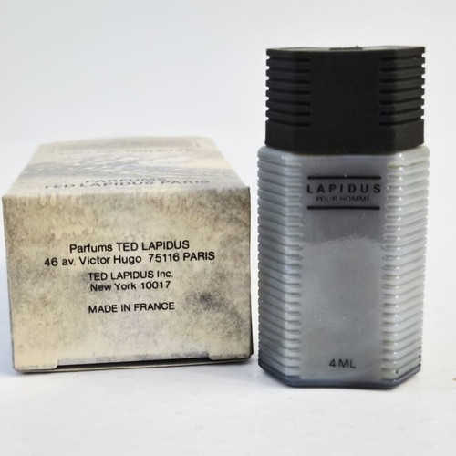 Ted Lapidus Pour Homme Vintage Miniature 4ml Eau de Toilette new