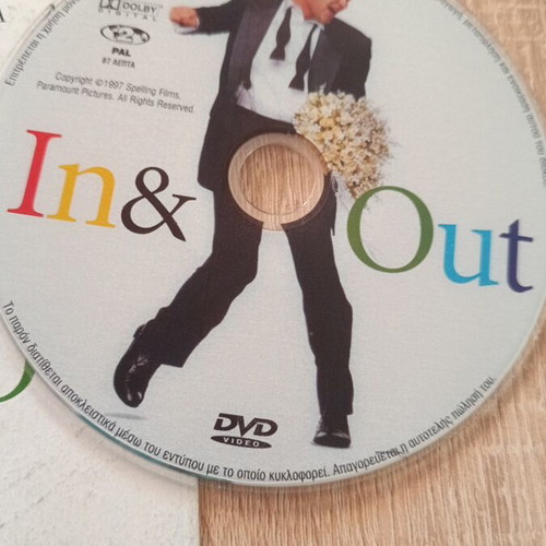 In and Out DVD movie used, in good condition
