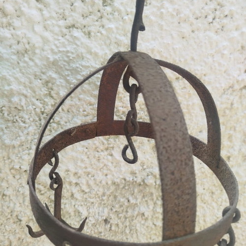 Forged iron tool used, collectible kantari scale