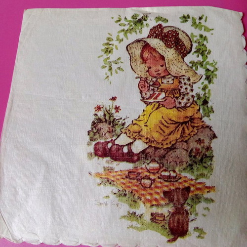 Sarah Kay vintage napkin like new