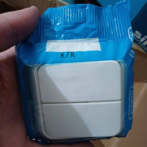 Aliberti flush switch new, pack of 12 pieces