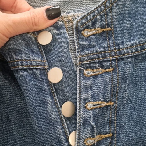 Denim salopette medium like new, blue