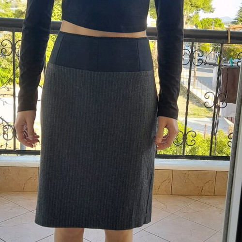 Wool skirt gray Sarah Lawrence like new, size S