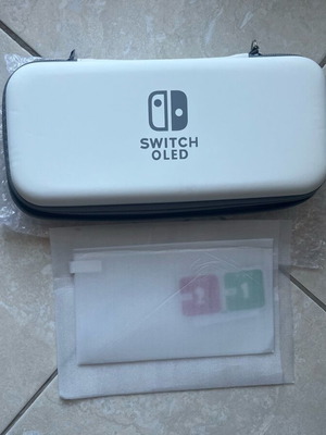 Nintendo Switch Oled θήκη και τζαμάκι προστασίας οθόνης καινούργιο