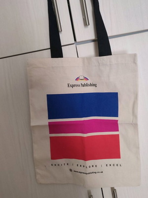 Cotton tote like new, unused