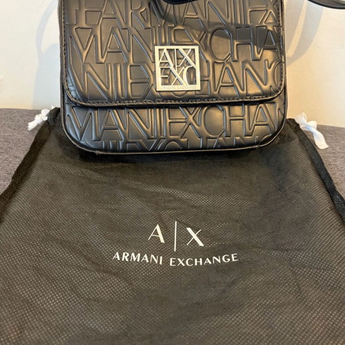 Armani Exchange black crossbody bag like new