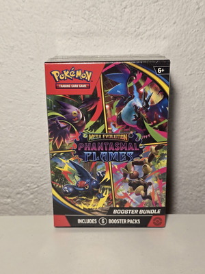 Pokémon TCG Mega Evolution Phantasmal Flames Booster Bundle new
